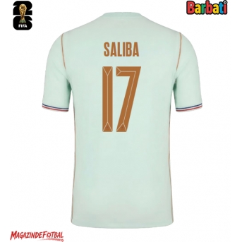 Franța William Saliba #17 Tricou Fotbal Replică Mondial 2026 Barbati Deplasare